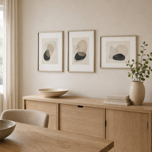 Brassline 3-Piece Floating Gallery Frame Set