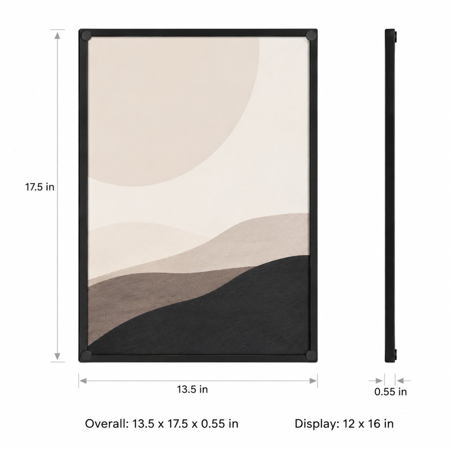 Pressline 12x16 Magnetic Poster Frame