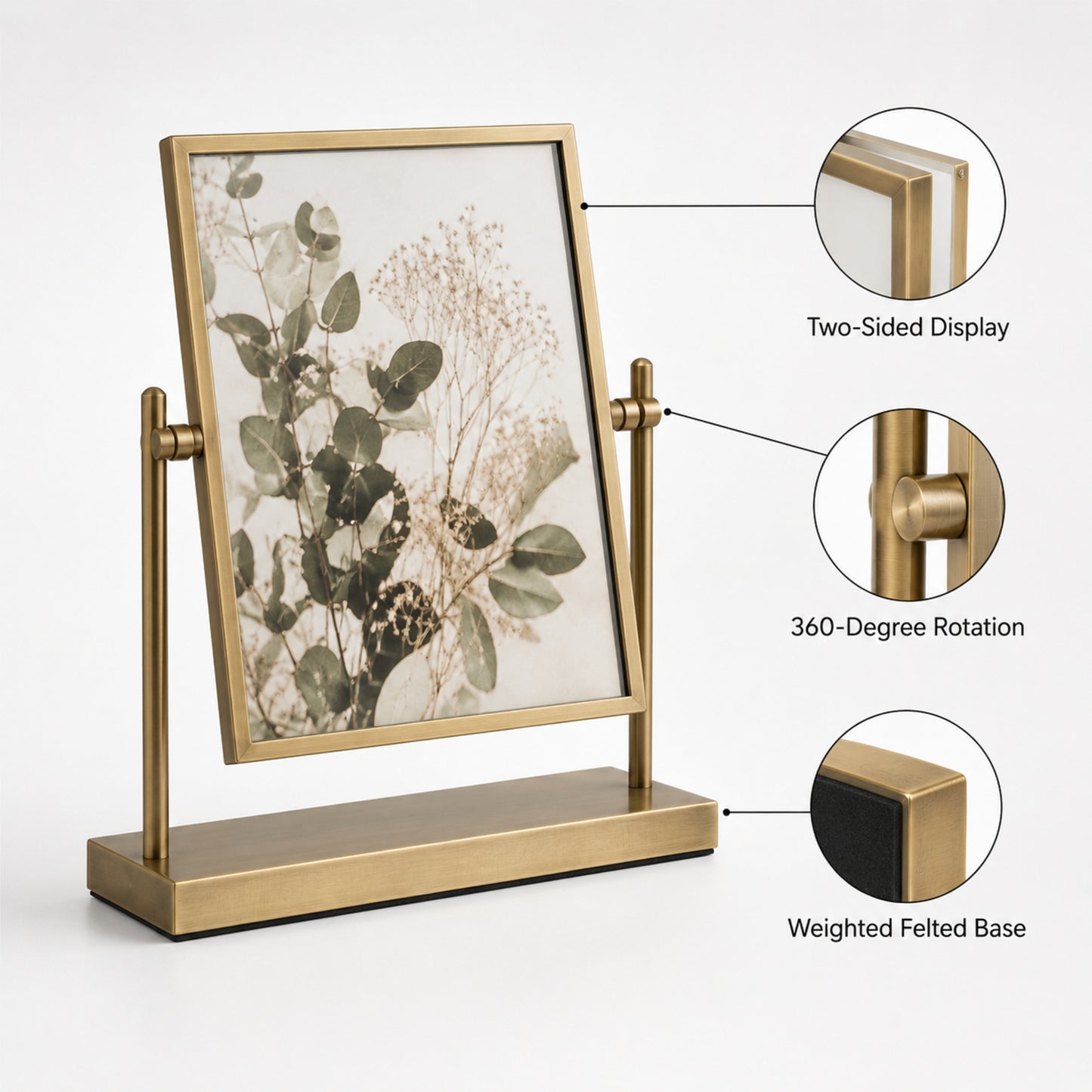 Pivot 8x10 Double-Sided Table Frame