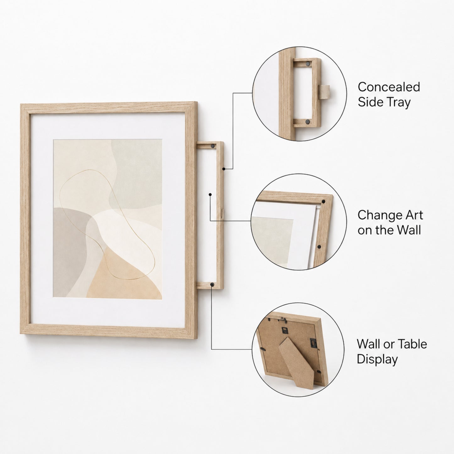 Slidewell 11x14 Quick-Change Picture Frame