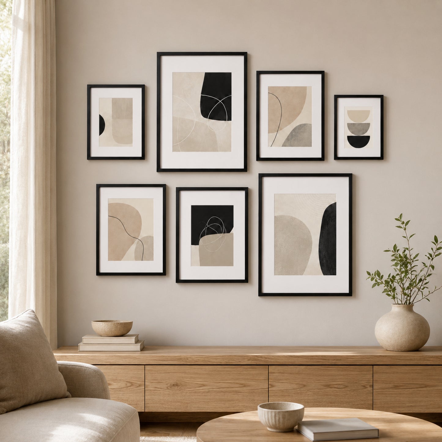Alderline 7-Piece Gallery Wall Frame Set
