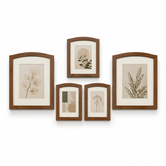 Arcwood 5-Piece Soft-Arch Gallery Frame Set