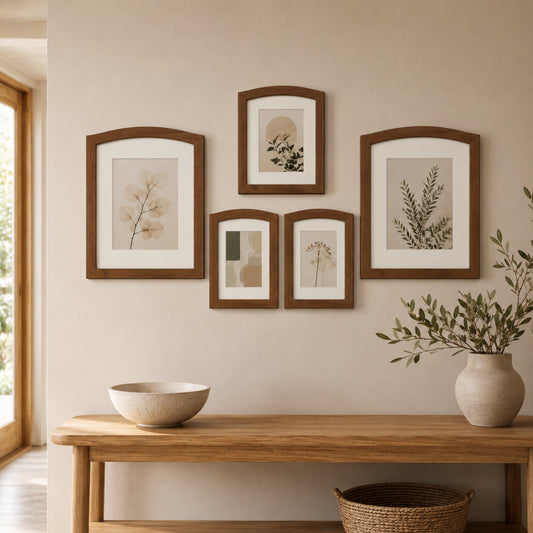 Arcwood 5-Piece Soft-Arch Gallery Frame Set