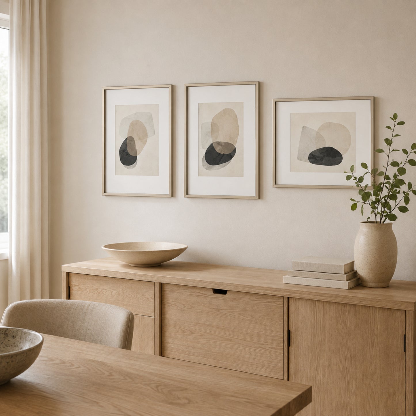 Brassline 3-Piece Floating Gallery Frame Set