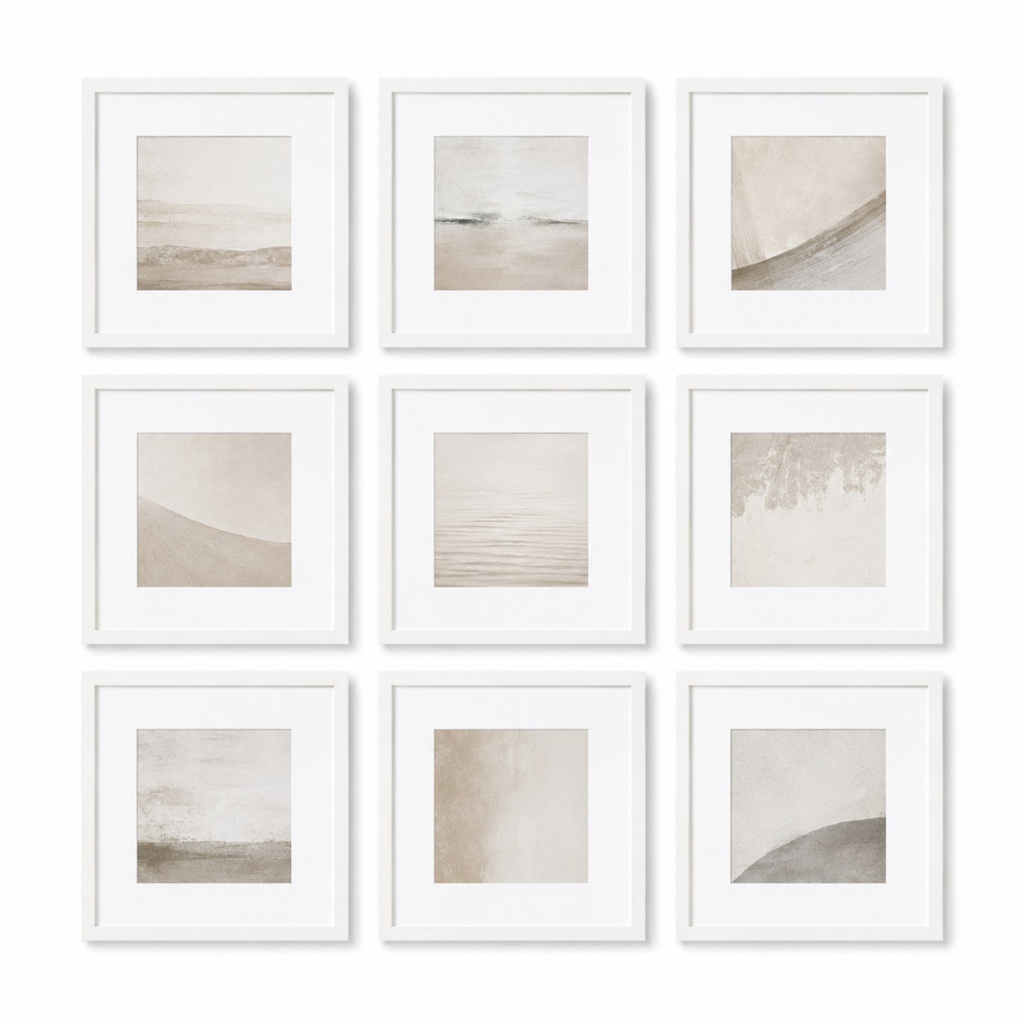 Gridline 9-Piece Square Gallery Frame Set