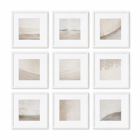 Gridline 9-Piece Square Gallery Frame Set