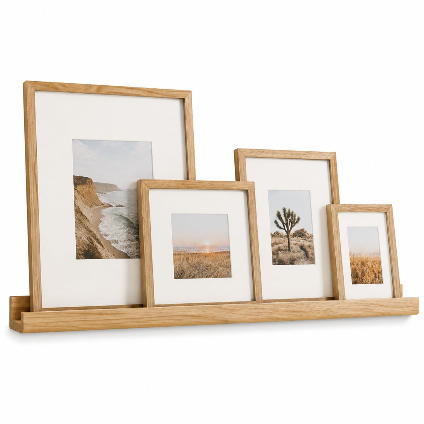 Sola Oak 5-Piece Ledge Gallery Set