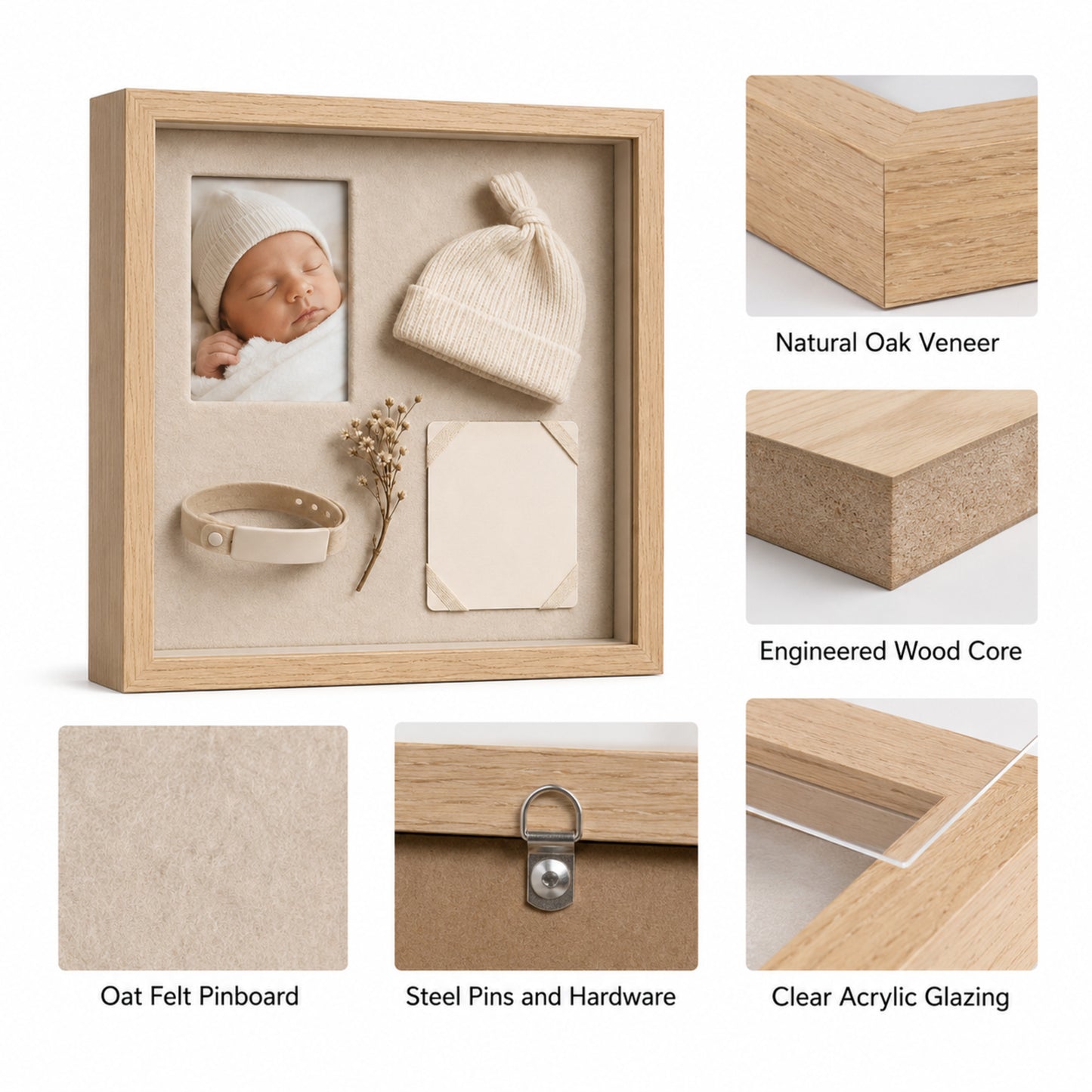 First Years Baby Keepsake Shadow Box