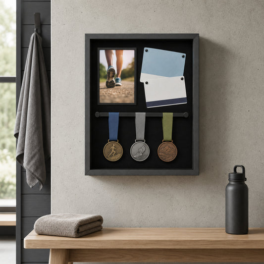 Milestone Medal Display Shadow Box