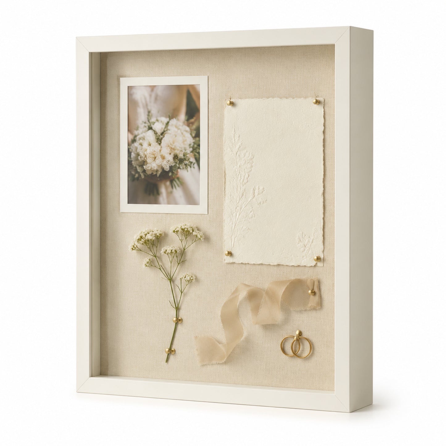 Vowkeeper Wedding Keepsake Shadow Box